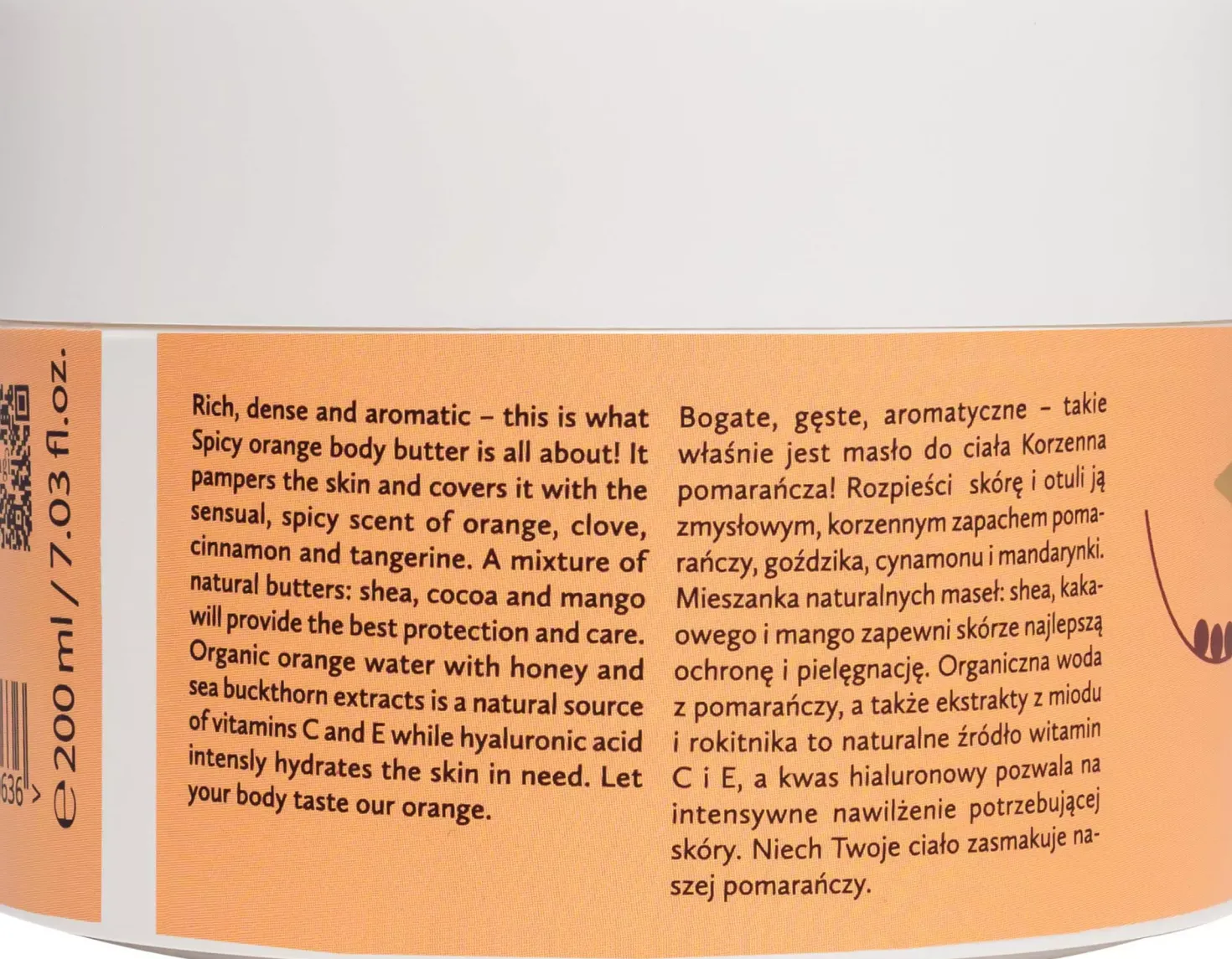Hagi Natural Regenerating Body Butter Spicy Orange 200 ml