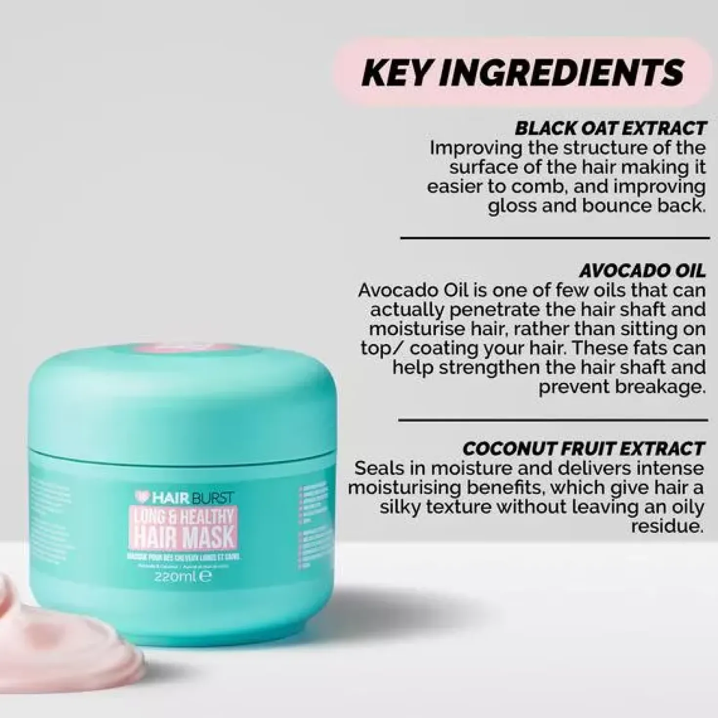 Hairburst Long and Healthy Hair Mask 220 ml