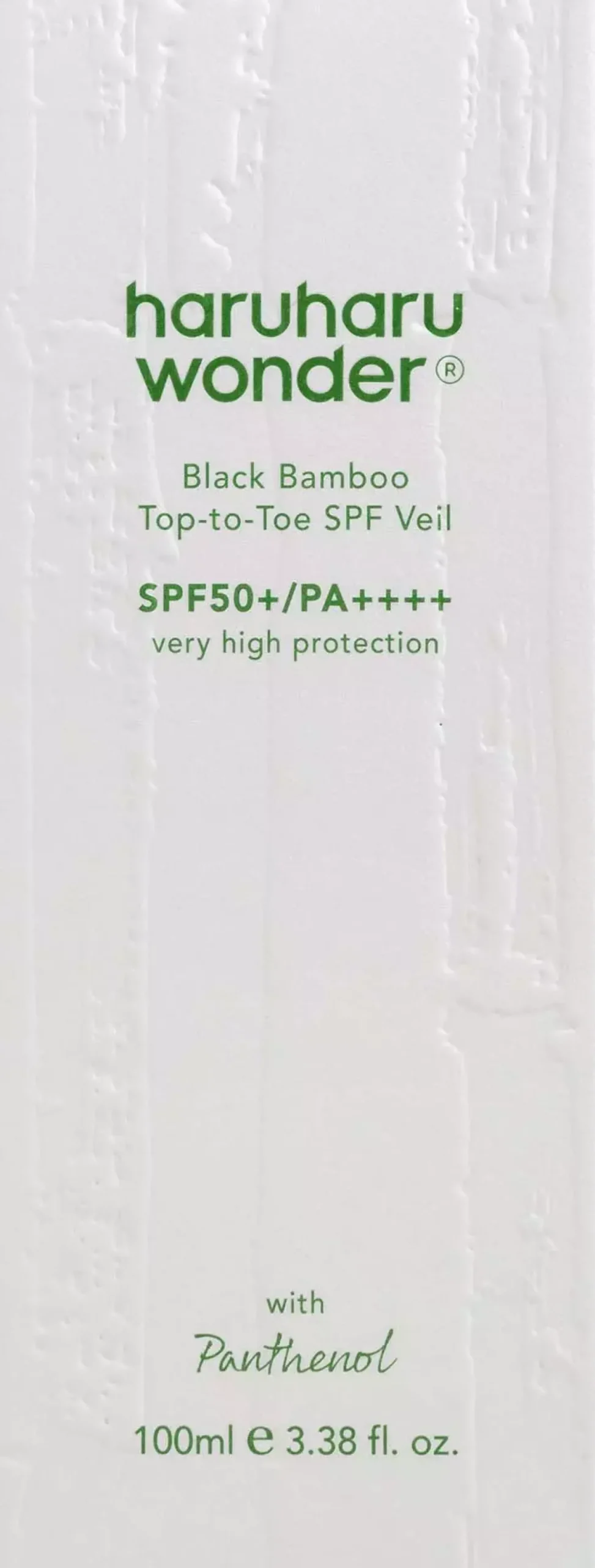 haruharu wonder Black Bamboo Top-To-Toe Spf Veil Spf50+ Pa++++ 30 ml