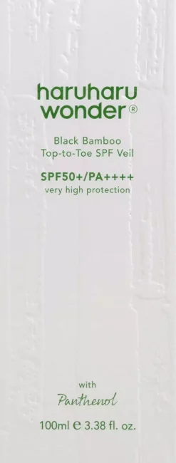 haruharu wonder Black Bamboo Top-To-Toe Spf Veil Spf50+ Pa++++ 30 ml