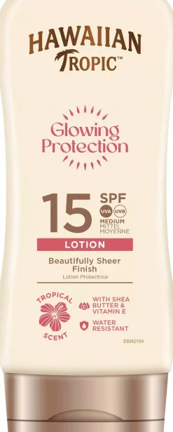 Hawaiian Tropic Glowing Protection Lotion SPF15 180 ml