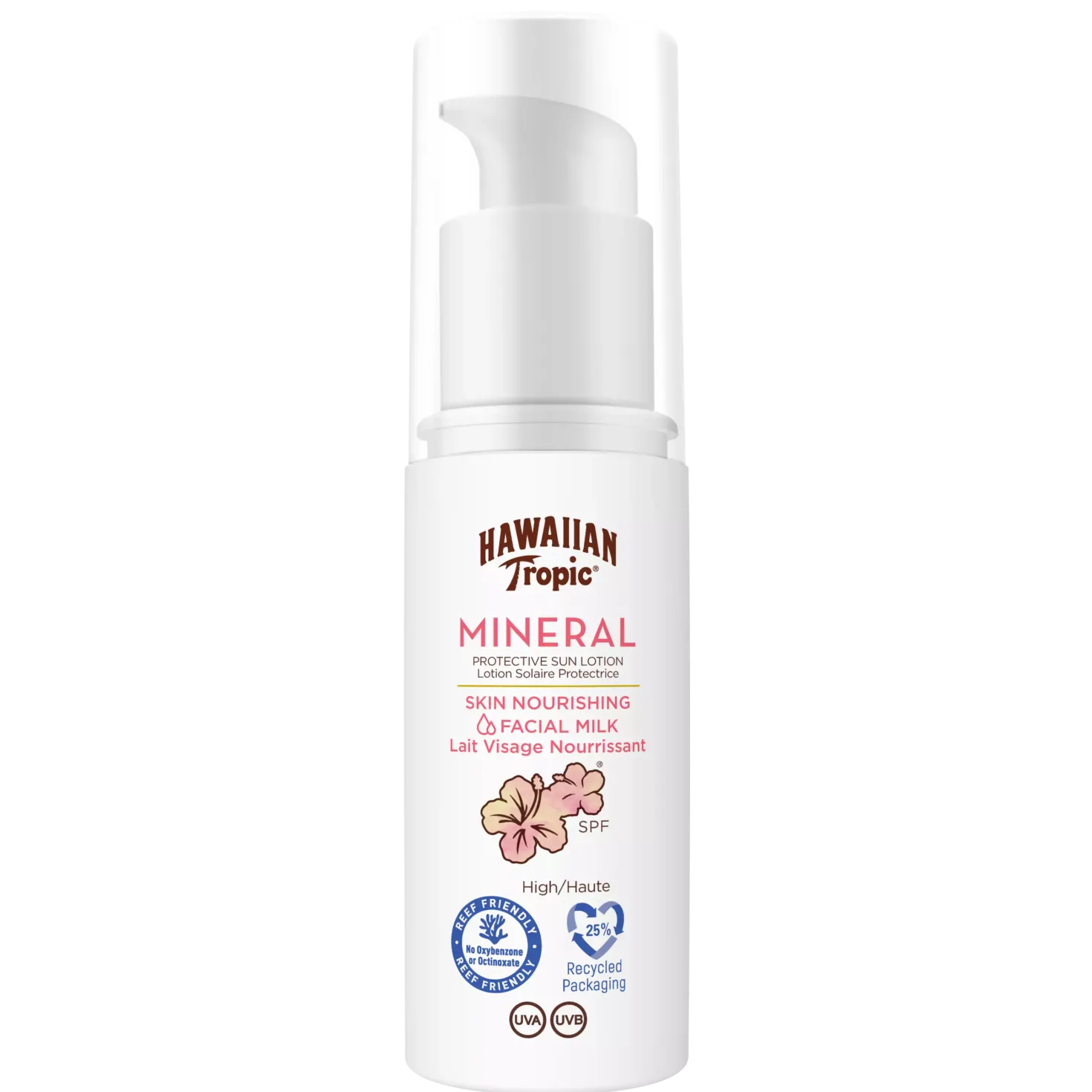 Hawaiian Tropic Mineral Sun Milk Face SPF30 50 ml
