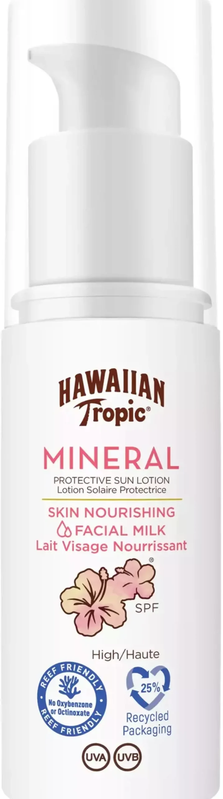 Hawaiian Tropic Mineral Sun Milk Face SPF30 50 ml