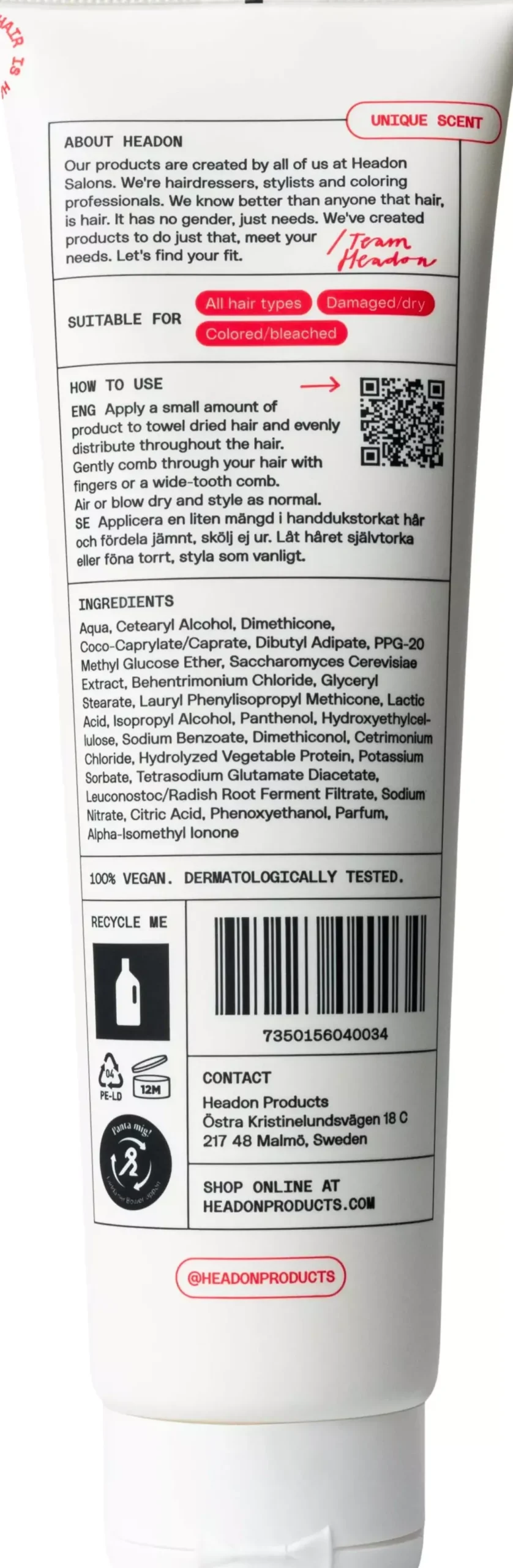 Headon Care Leave-In Conditoner 150 ml
