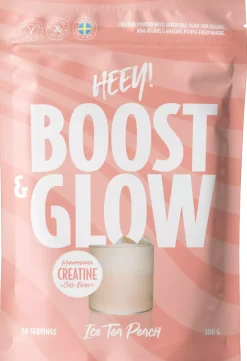 Heey!Creatine Boost & Glow Creatine + Coll-egan® Ice Tea Peach 300 g