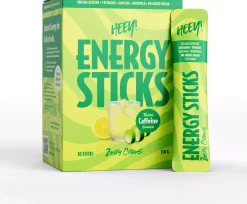 Heey! Energy Sticks Caffeine + Guarana Zesty Citrus 30 stk