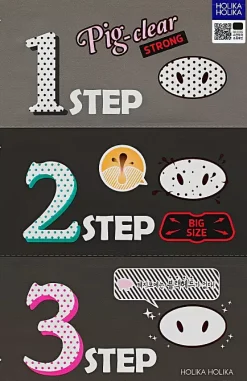 Holika Holika Pig Clear Blackhead 3-Step Kit (Strong) 9 g