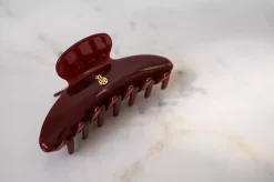 Ia Bon Large Hair Claw Glossy Black