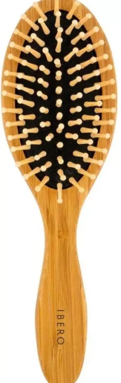 Ibero Oval Hair Brush With Bamboo Pins