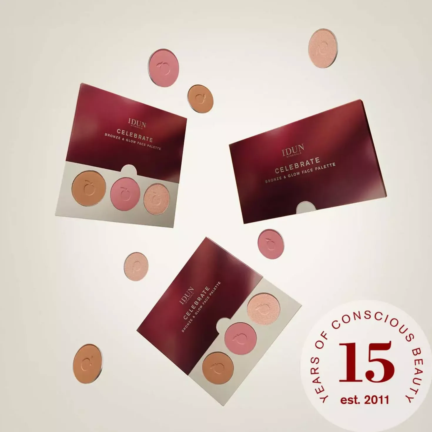 IDUN Minerals Celebrate Bronze & Glow Face Palette