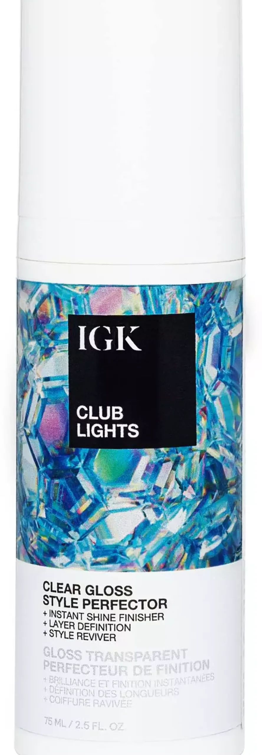 IGK Club Lights Clear Gloss Style Perfector 75 ml