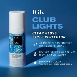 IGK Club Lights Clear Gloss Style Perfector 75 ml