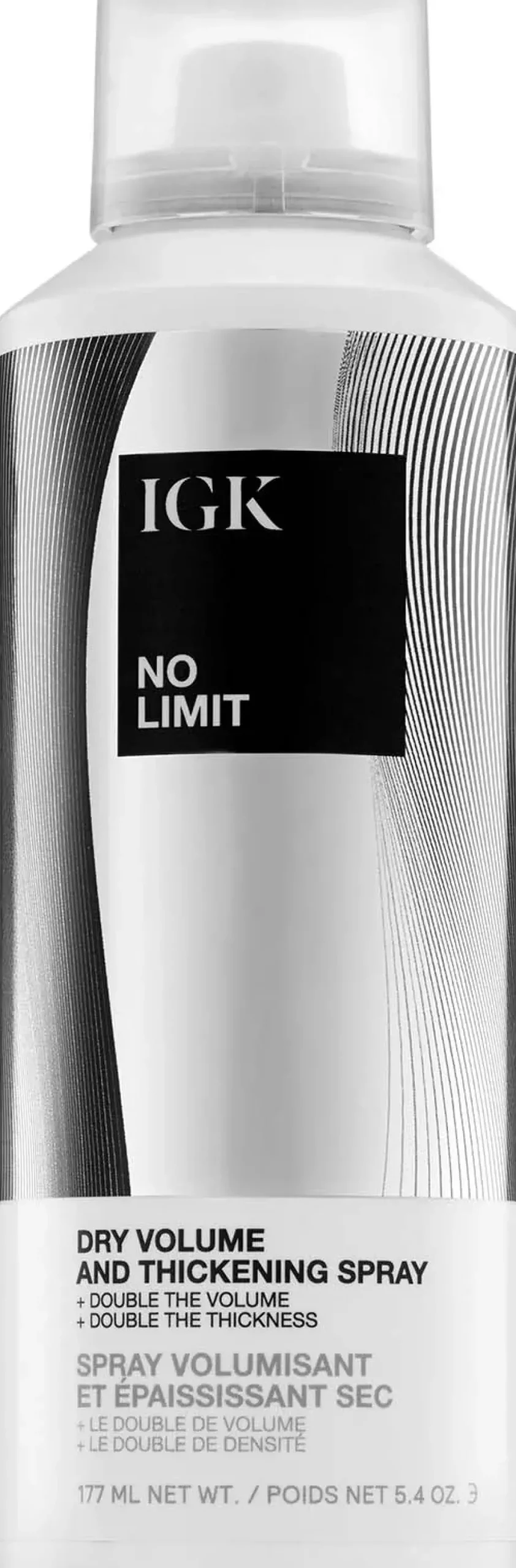 IGK No Limit Dry Volume & Thickening Finishing Spray 177 ml