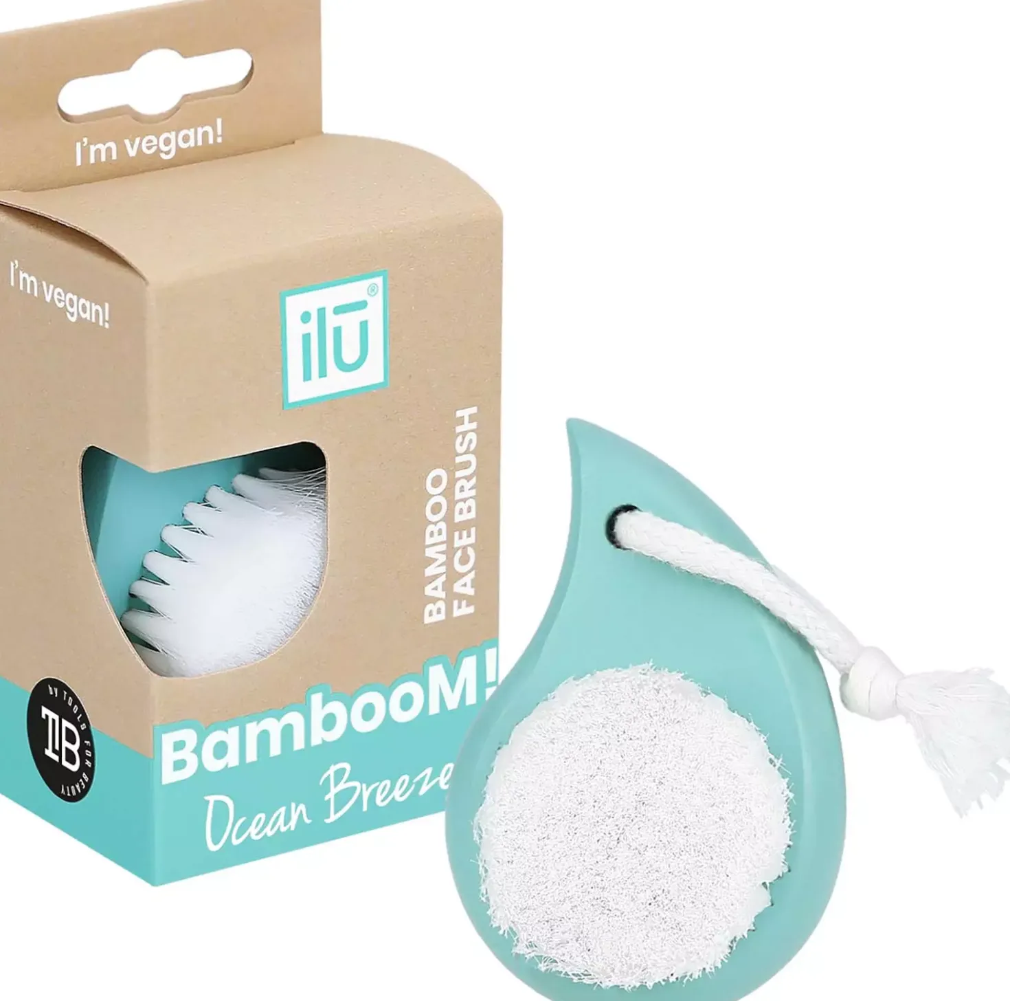 ilūBamboom! Face Brush Sweet Tangerine