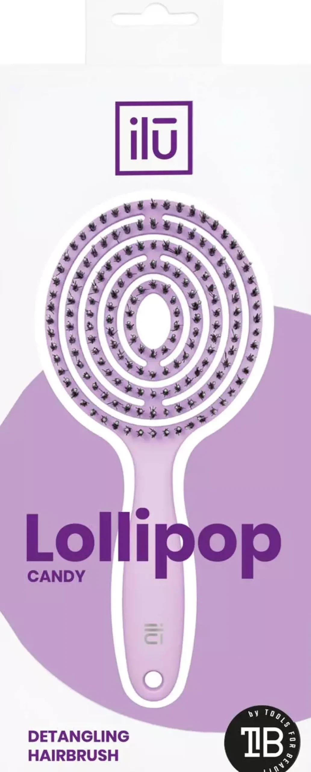 ilū Hairbrush Lollipop Pink