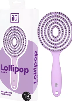 ilū Hairbrush Lollipop Purple