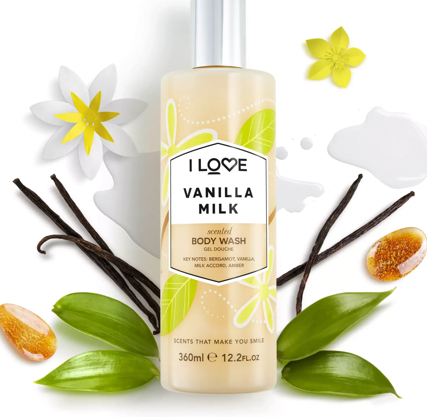 I Love...Signature I Love Vanilla Milk Body Wash 360 ml