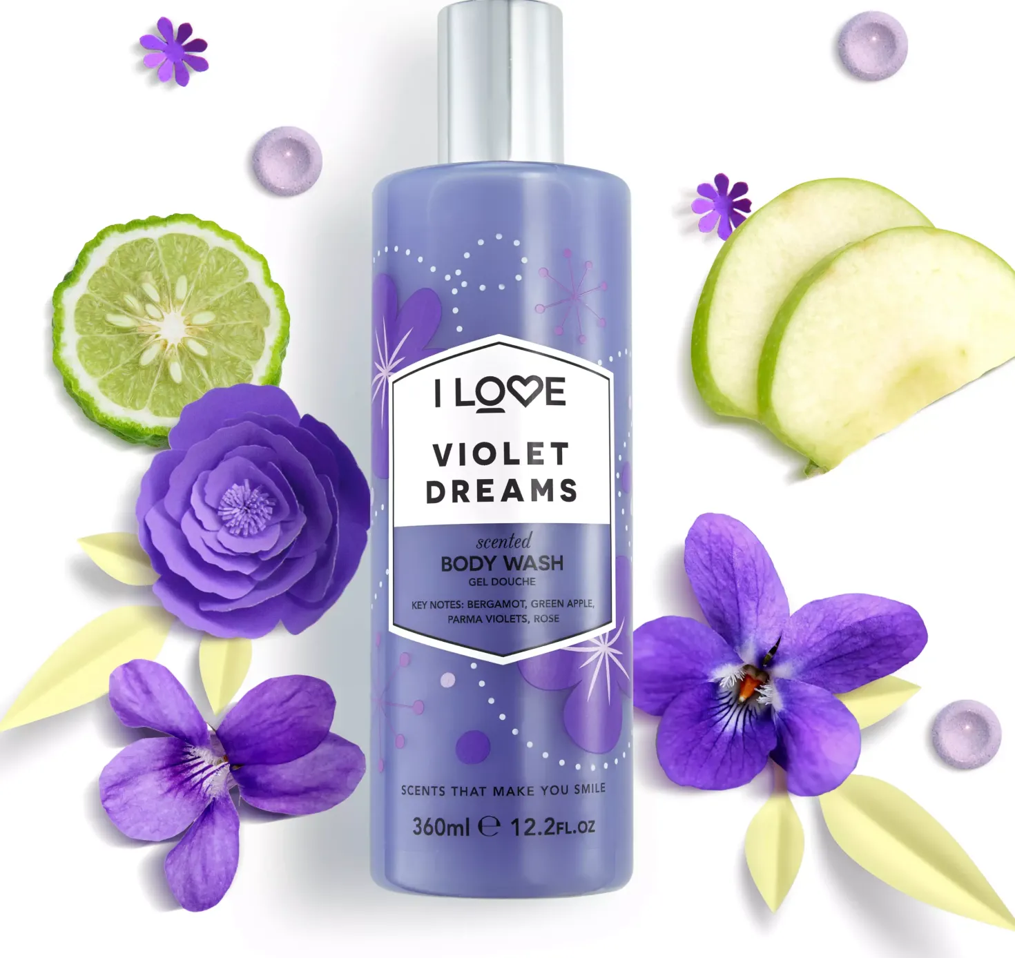 I Love...Signature I Love Violet Dreams Body Wash 360 ml