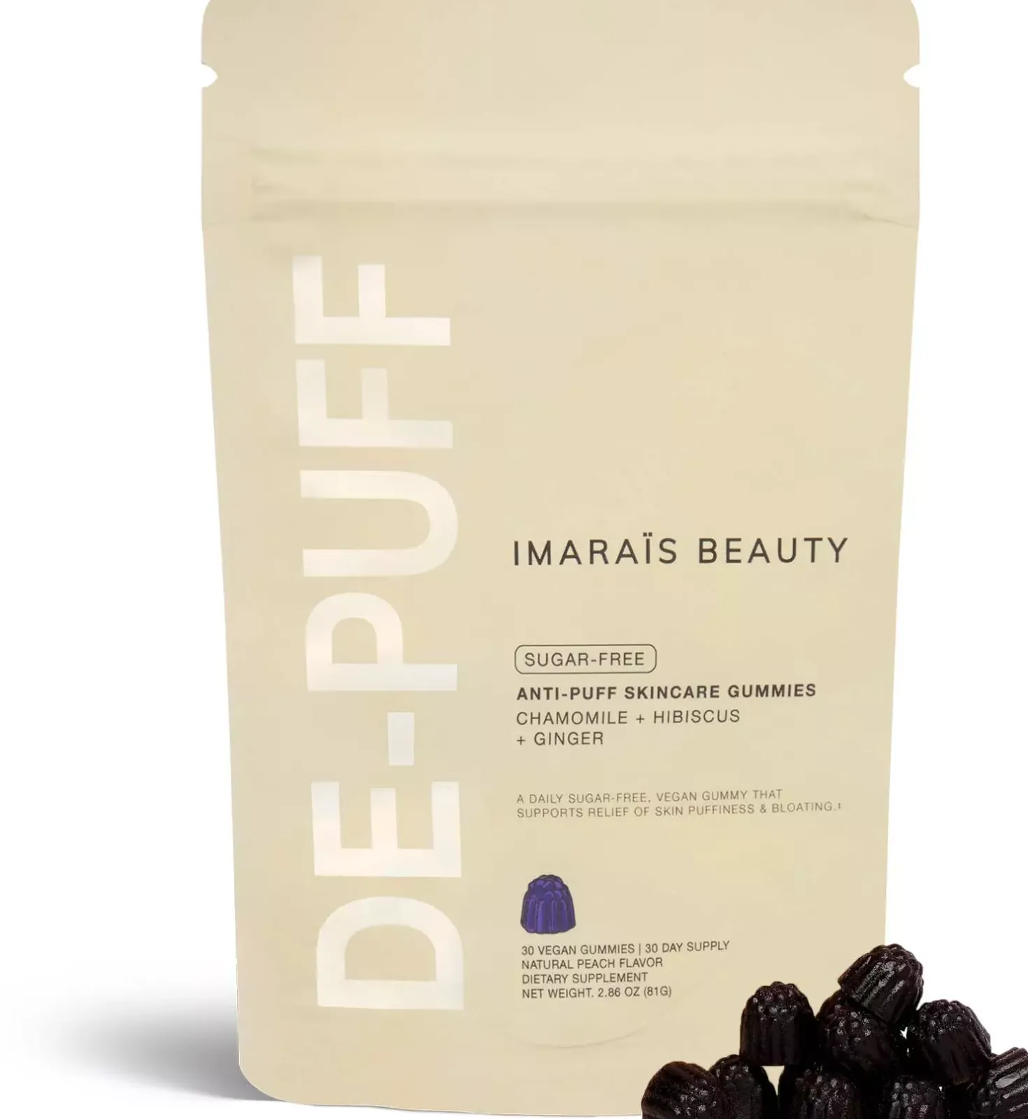 Imaraïs Beauty De-Puff Anti-Puff Skincare Gummies 30-pack