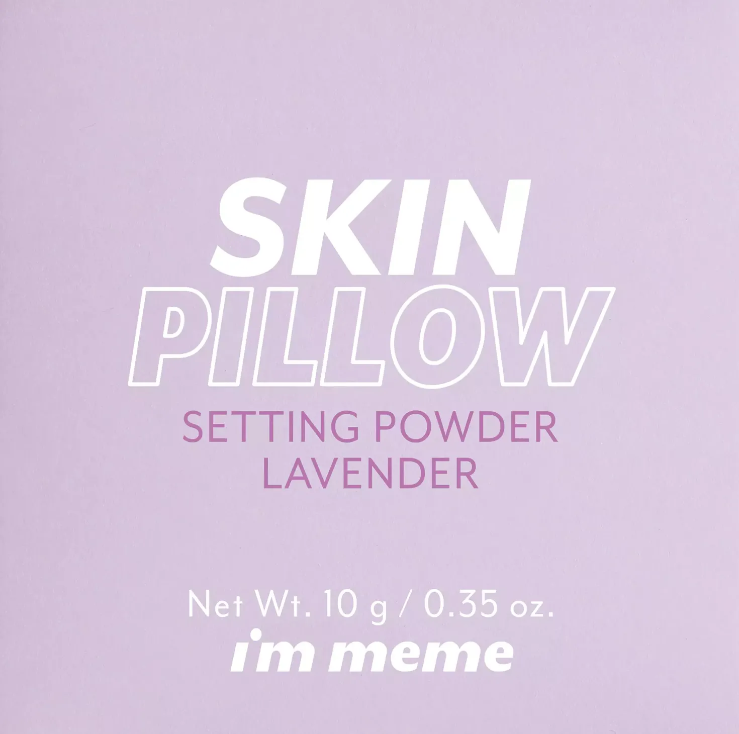 I'm Meme Skin Pillow Setting Powder
