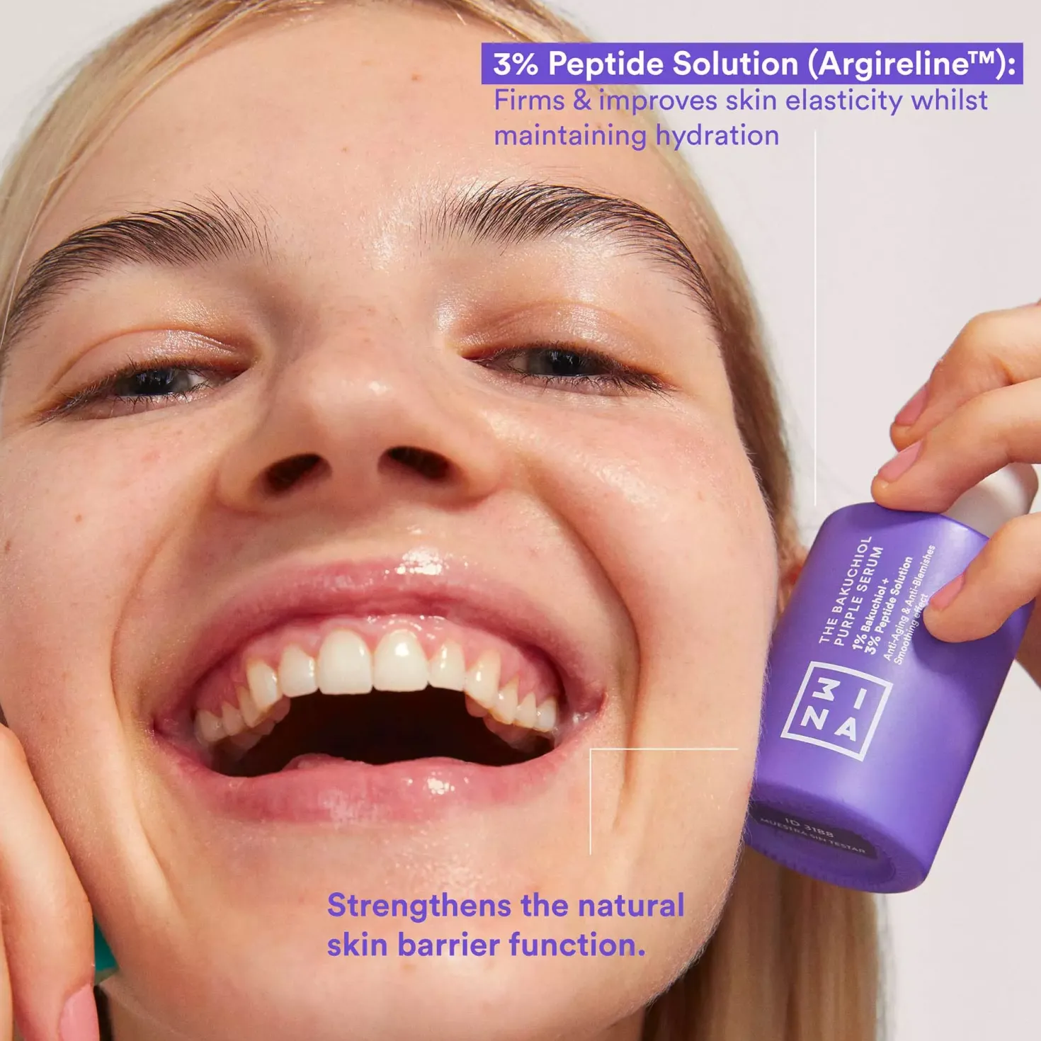 3INA The Bakuchiol Purple Serum 30 ml