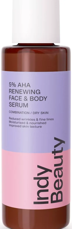 INDY BEAUTY 5% AHA Renewing Face & Body Serum 100 ml
