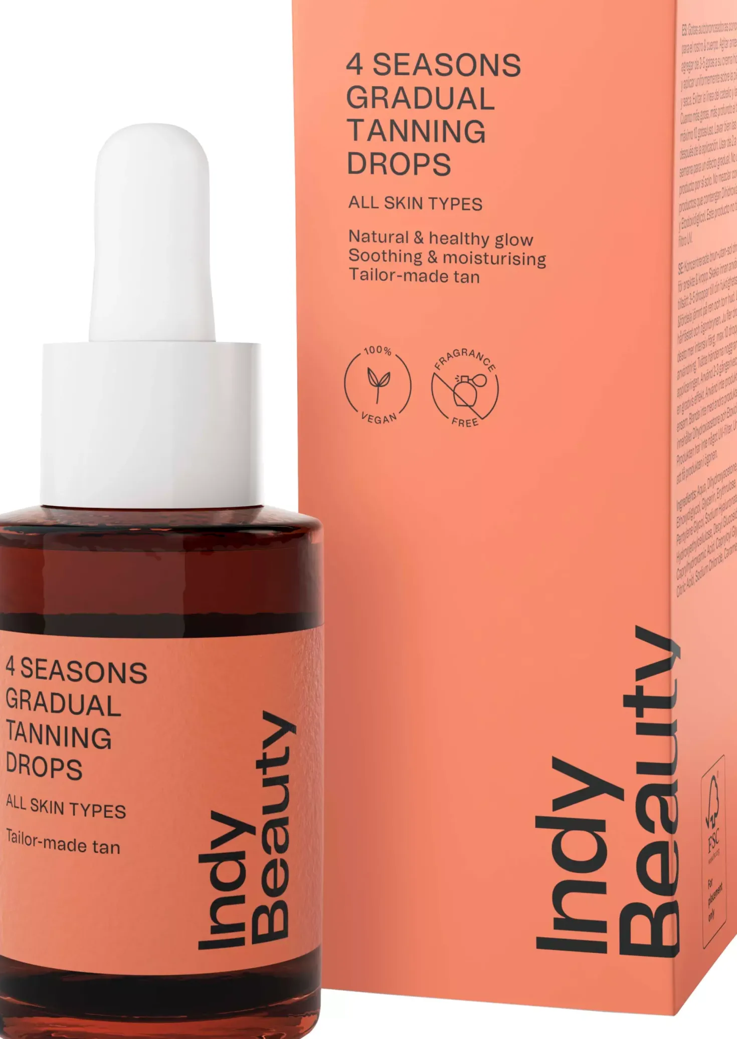 INDY BEAUTY 4 Seasons Gradual Tanning Drops 30 ml