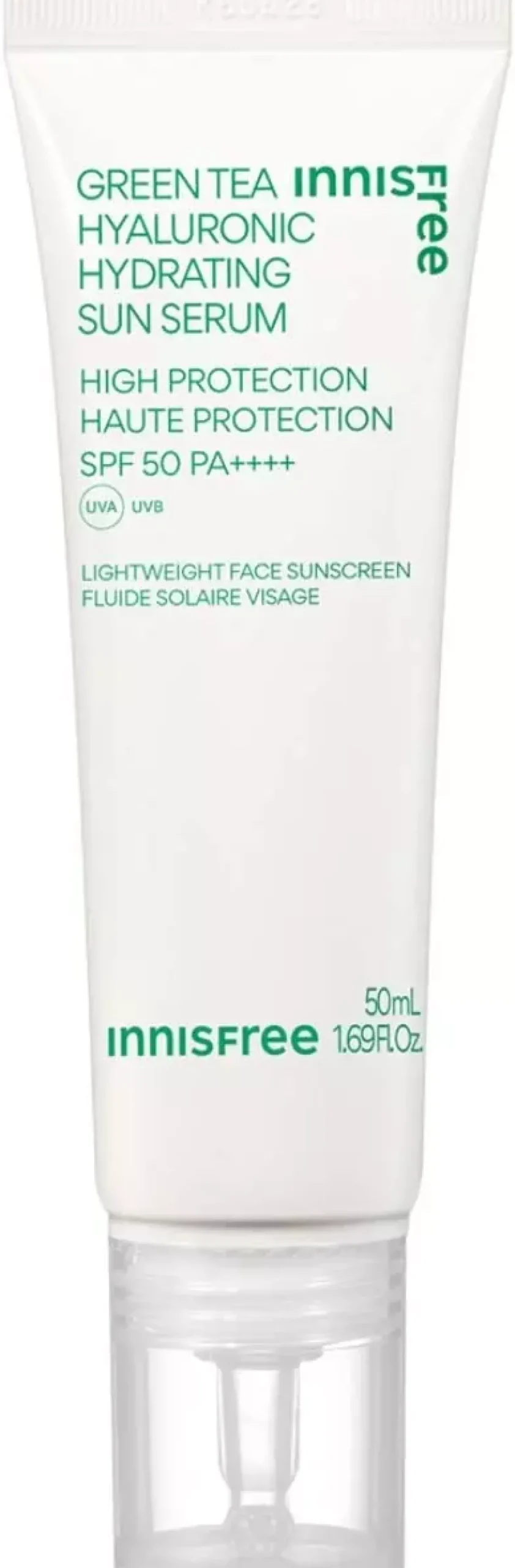 Innisfree Green Tea Hyaluronic Hydrating Sun Serum 50 ml