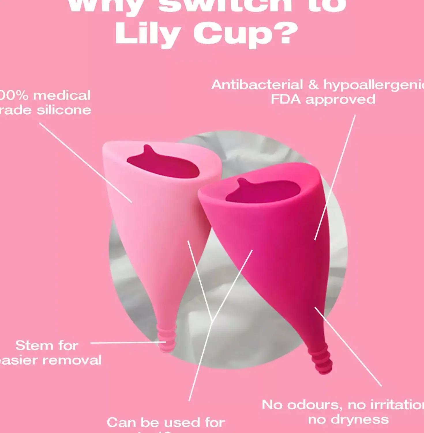 INTIMINA Lily Cup A window Menstrual cup A