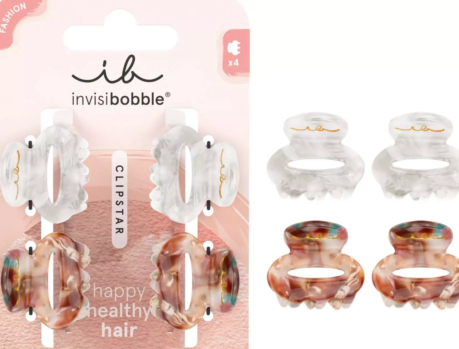 InvisibobbleFashion Clipstar Petit Bijoux 4 pcs