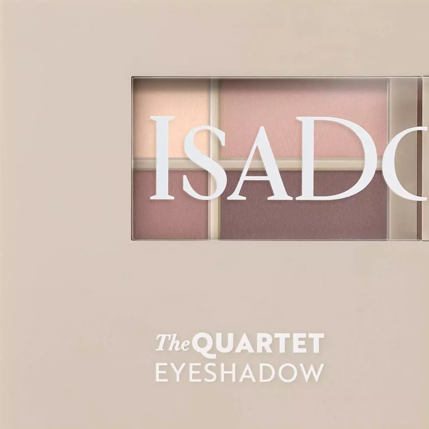 IsaDora The Eyeshadow Quartet 01 Muddy Nudes