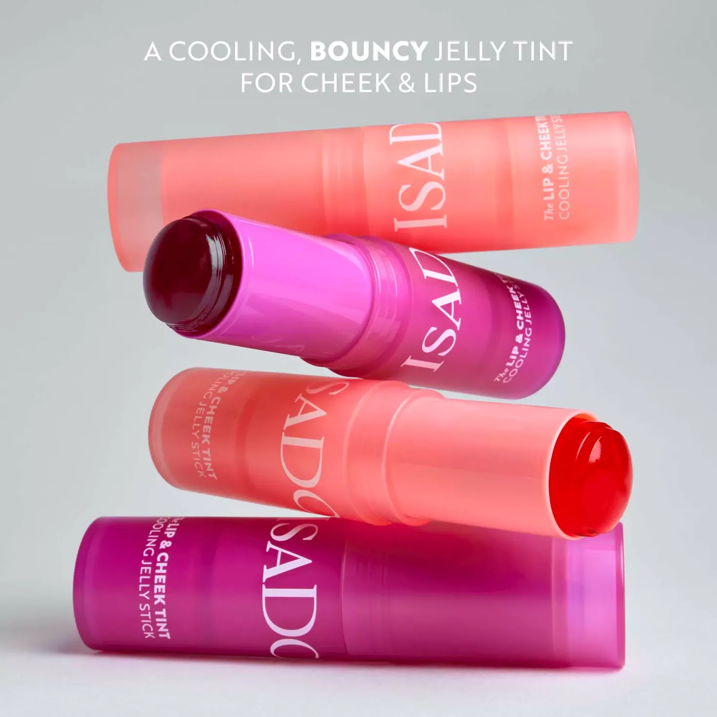 IsaDora The Lip & Cheek Tint Cooling Jelly Stick 12 Berry Pink
