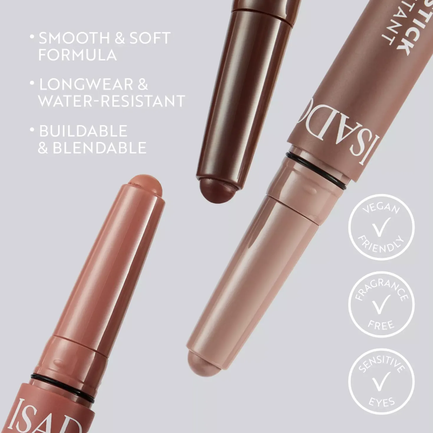 IsaDora The Matte Eyeshadow Stick Longwear & Water-Resistant 63 Cool Taupe