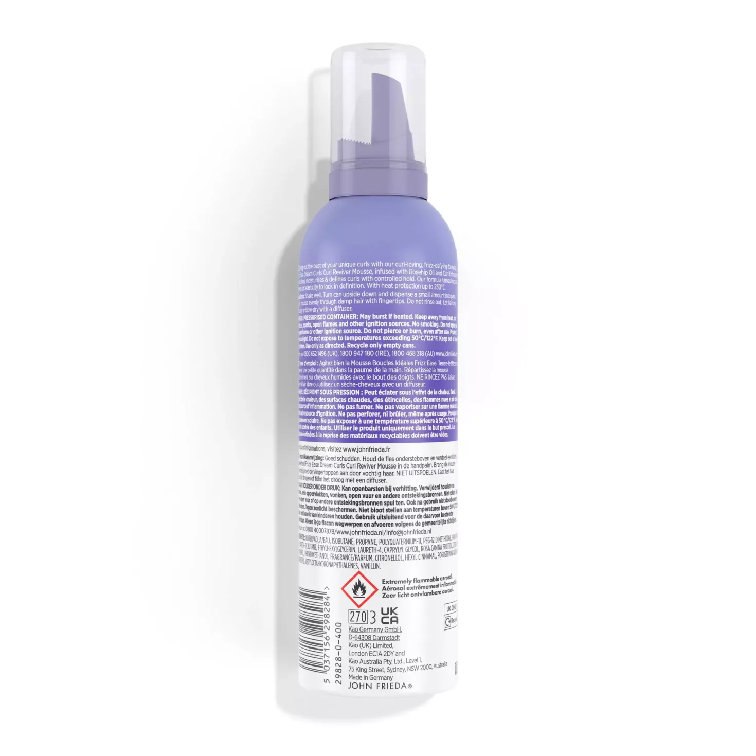 John FriedaFrizz Ease Dream Curls Curl reviver mousse 200 ml