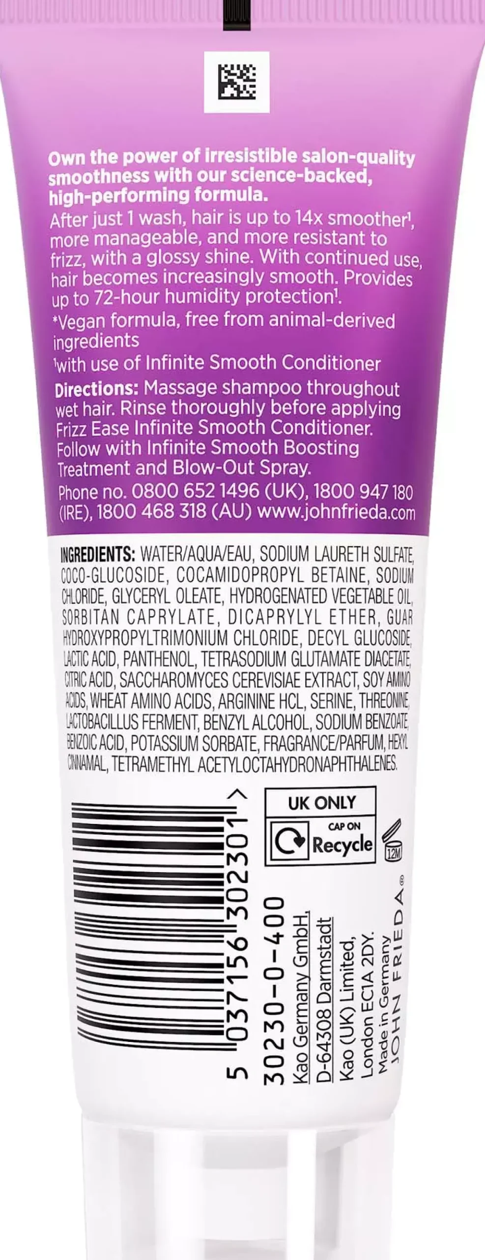 John FriedaFrizz Ease Infinite Smooth Shampoo 250 ml