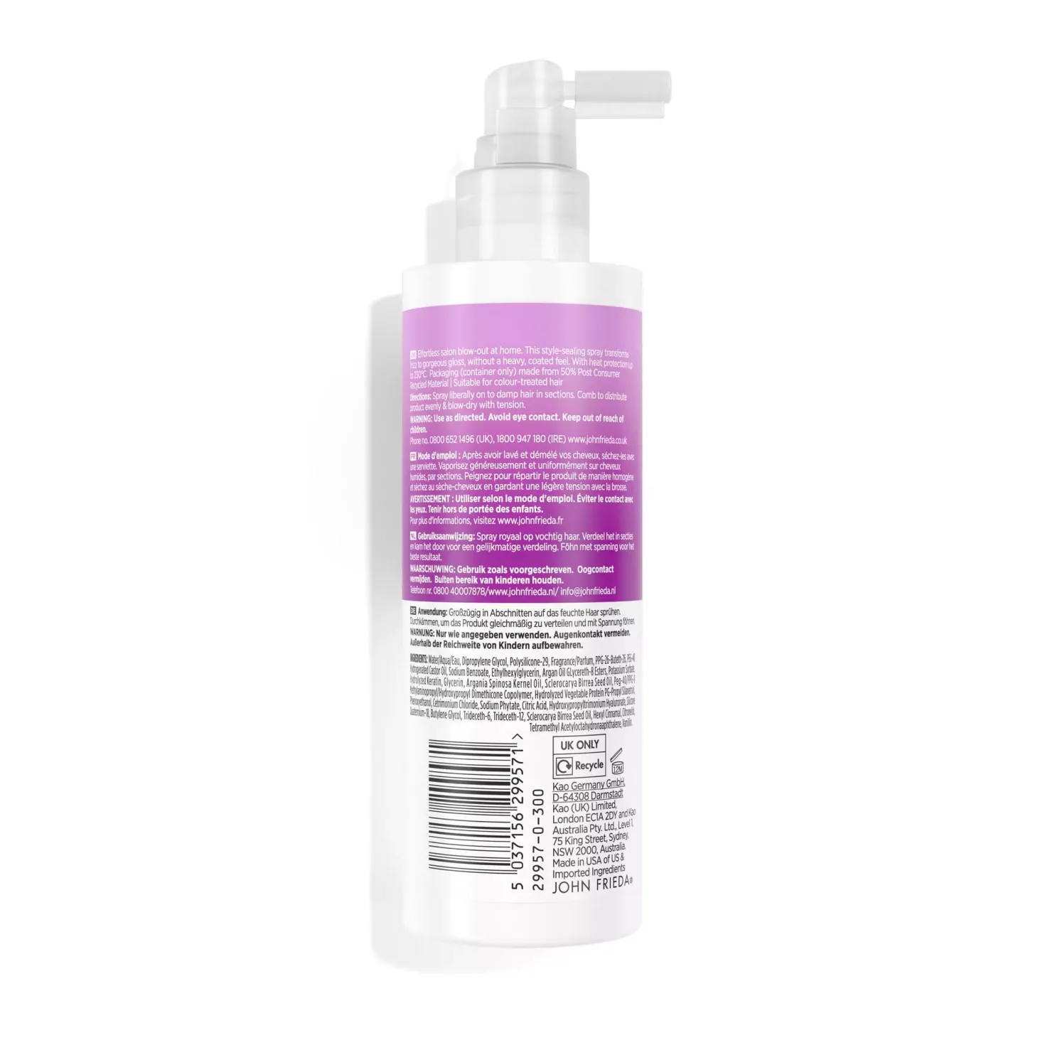 John FriedaFrizz Ease Infinite Smooth Blowout spray 200 ml