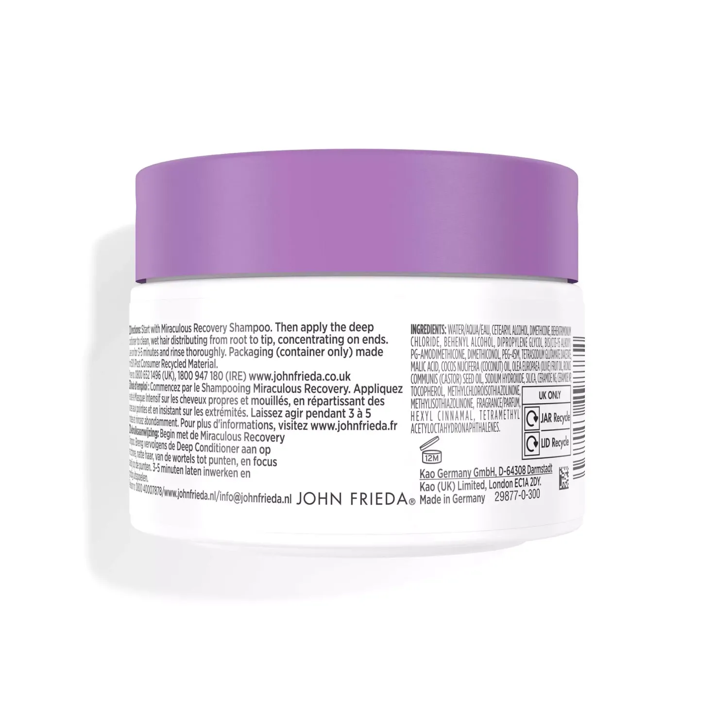 John FriedaFrizz Ease Miraculous Recovery Deep conditioner 250 ml