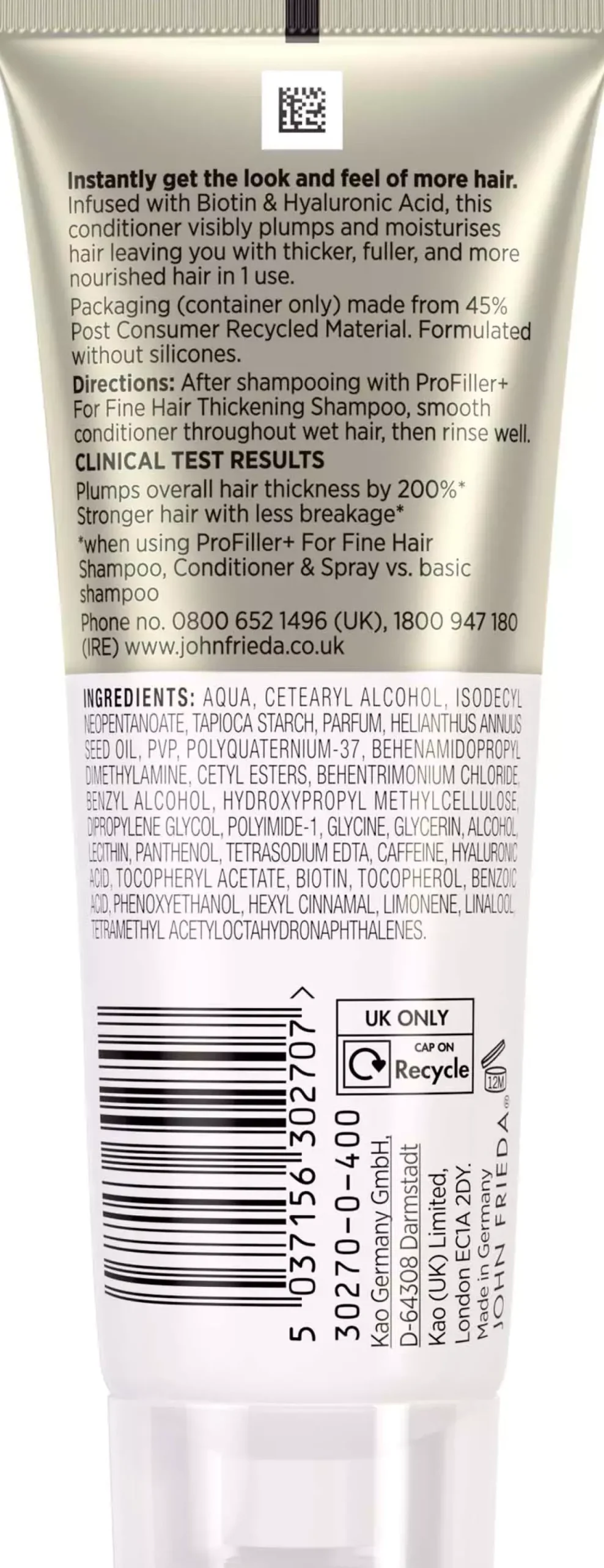 John FriedaProFiller+ Thickening Conditioner 75 ml