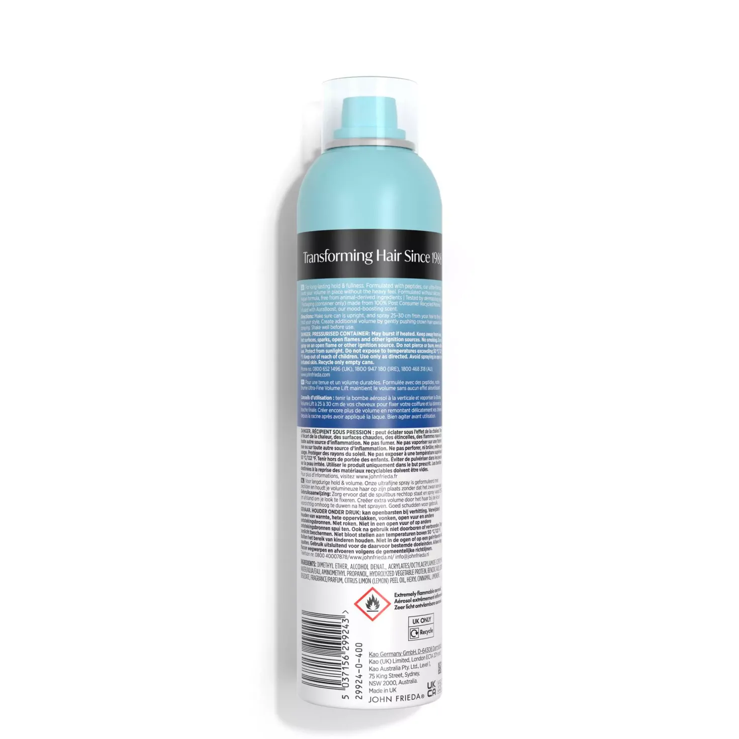 John FriedaVolume Lift Lightweight Hairspray 250 ml