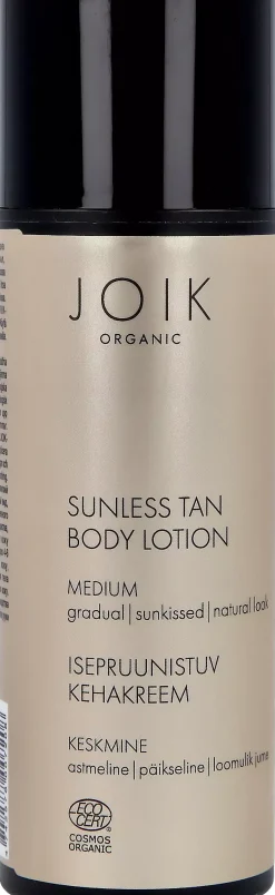 JOIK Organic Sunless Tan Body Lotion Medium