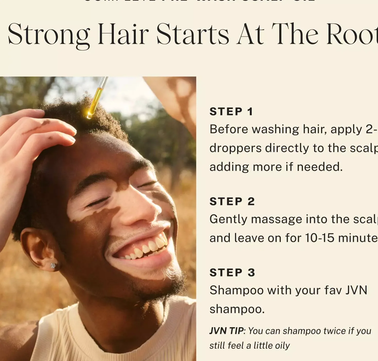 JVN Complete Pre-Wash Scalp Oil 50 ml