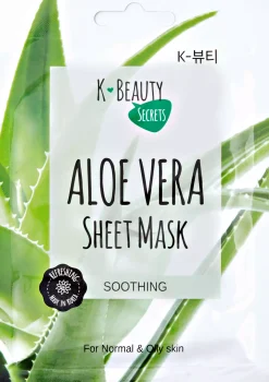 K-Beauty Secrets Aloe Vera Sheet Mask 18 g
