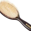 Kent Brushes Classic Shine Medium Soft White Pure Bristle Hairbrush