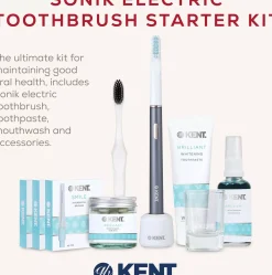 Kent BrushesKent Oral Care SONIK Electric Toothbrush Starter Kit in Graphite