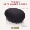 Kent Brushes Pebble Brush Matt Black - travel size