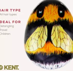 Kent Brushes Pebble Detangling Brush Bumble Bee