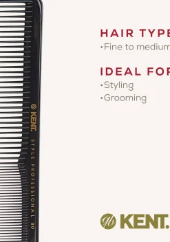 Kent Brushes Style Professional Master Barber Comb
