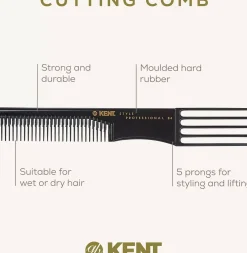 Kent Brushes Style Professional Styling and Lifting Comb