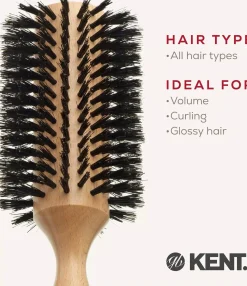 Kent Brushes XL Round Brush Boar