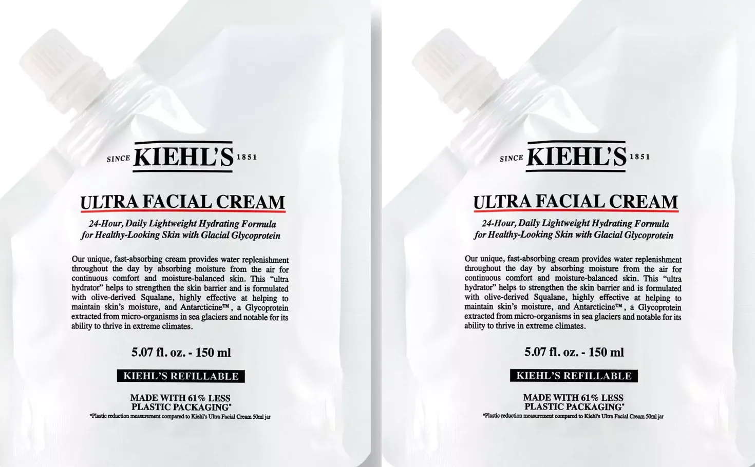 Kiehl's Bundle Ultra Facial Cream Refill 150ml x 2